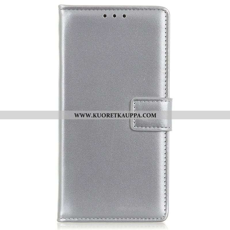 Kotelot iPhone 14 Tavallista Keinonahkaa