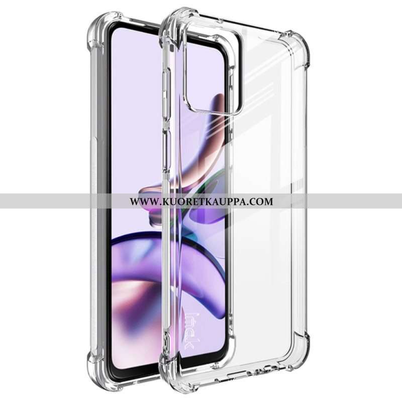 Kuori Moto G73 5G Läpinäkyvä Keltaisuutta Estävä Imak