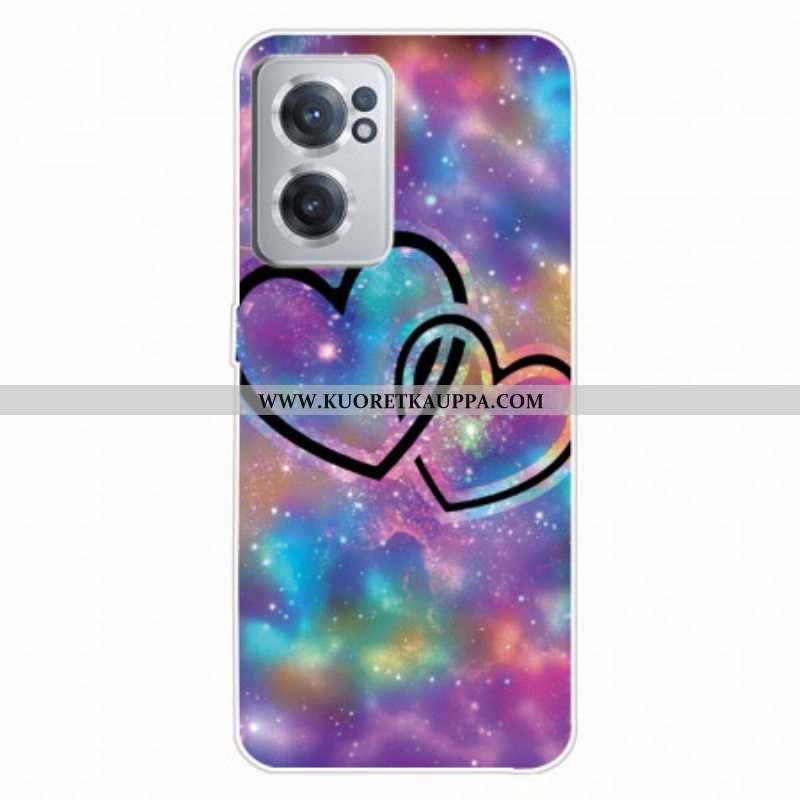 Kuori OnePlus Nord CE 2 5G Lukittavat Sydämet