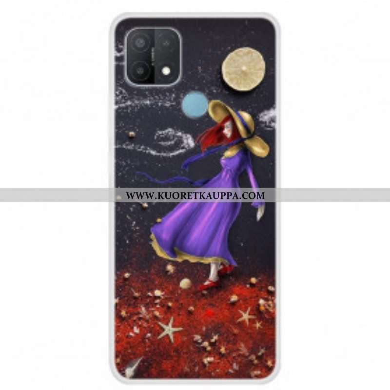 Kuori Oppo A15 Nainen Merellä