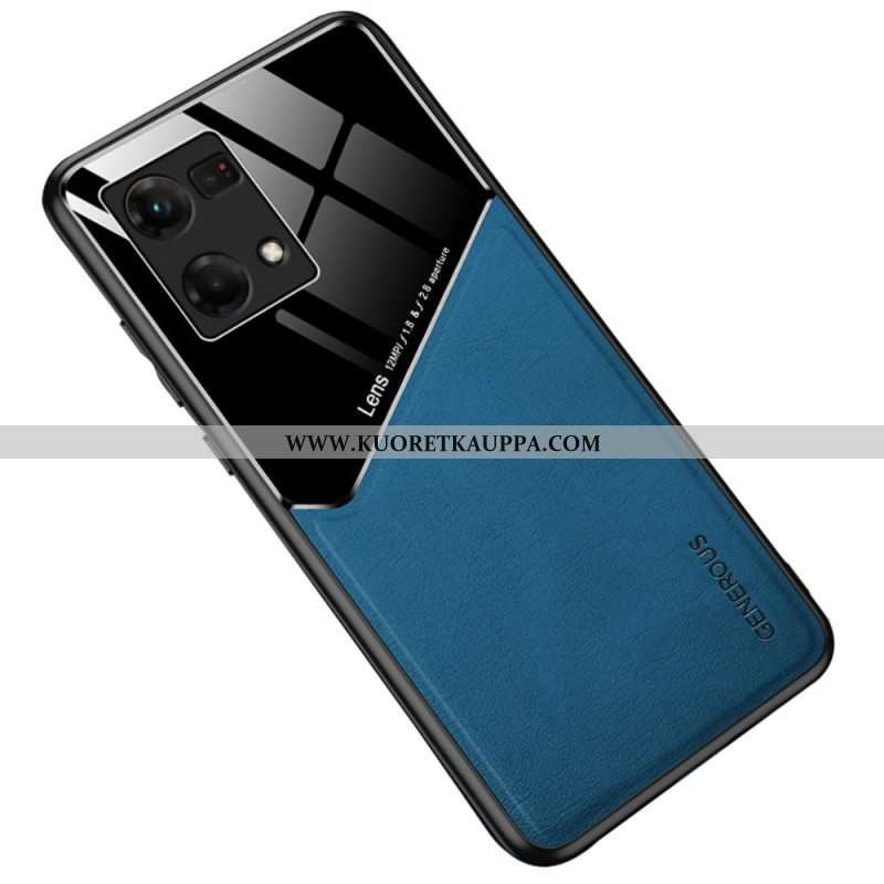 Kuori Oppo Reno 7 Ensiluokkainen Keinonahka