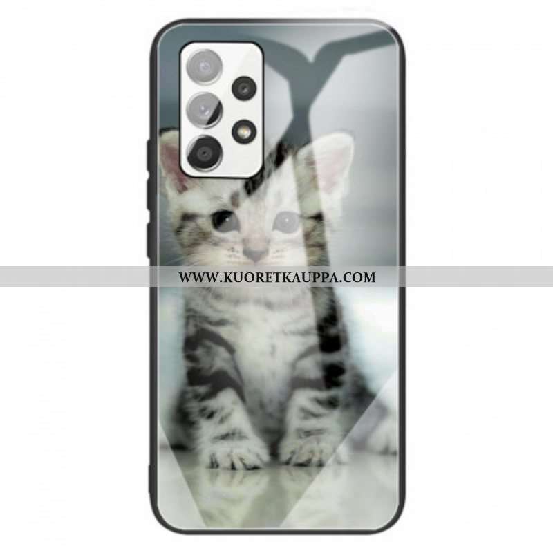 Kuori Samsung Galaxy A13 Kitten Karkaistu Lasi