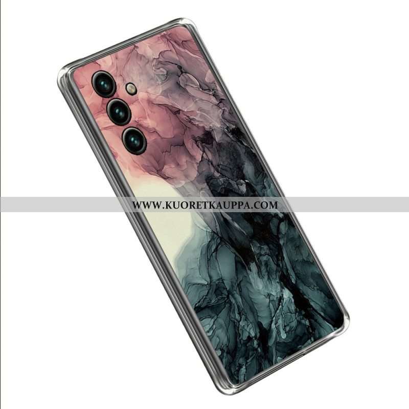 Kuori Samsung Galaxy A14 / A14 5G Akvarelli Marmori
