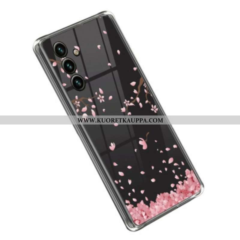 Kuori Samsung Galaxy A14 / A14 5G Saumattomat Vaaleanpunaiset Kukat