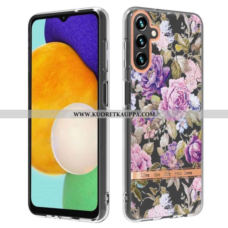 Kuori Samsung Galaxy A14 / A14 5G Värikkäitä Kukkia