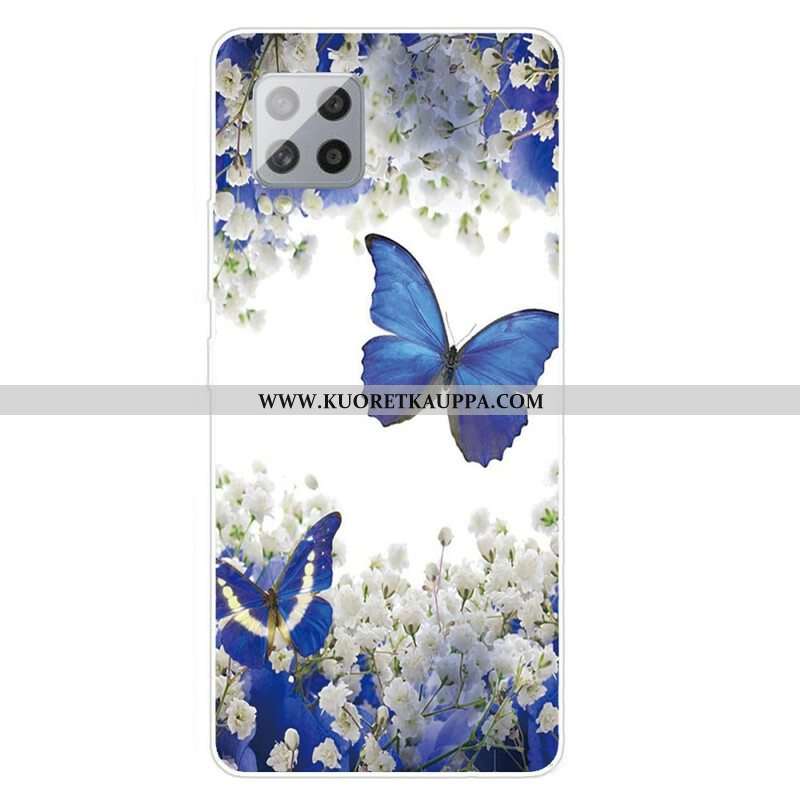 Kuori Samsung Galaxy A42 5G Design-perhosia