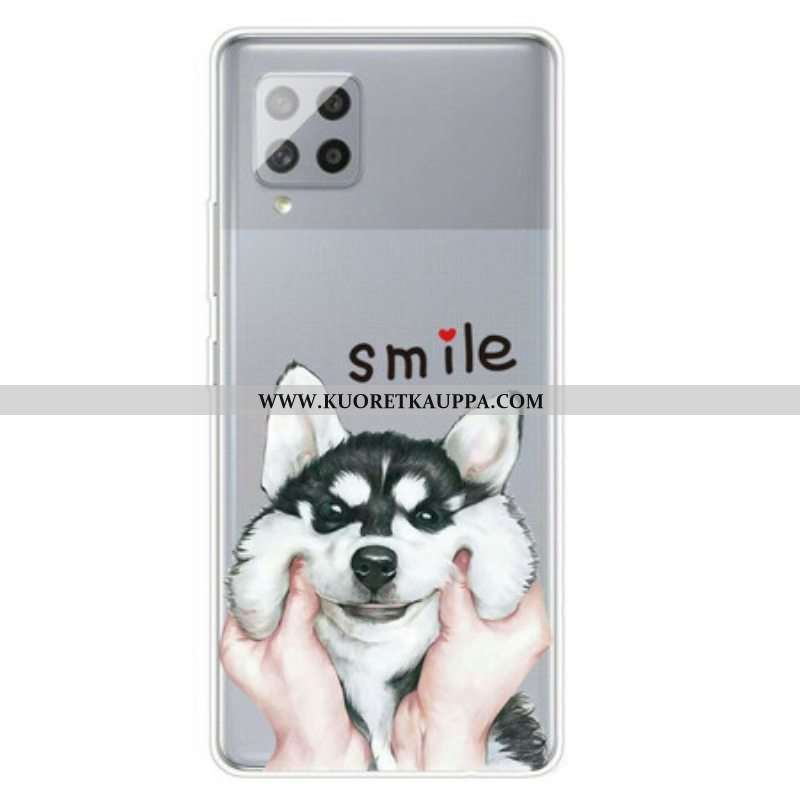 Kuori Samsung Galaxy A42 5G Hymyile Koira