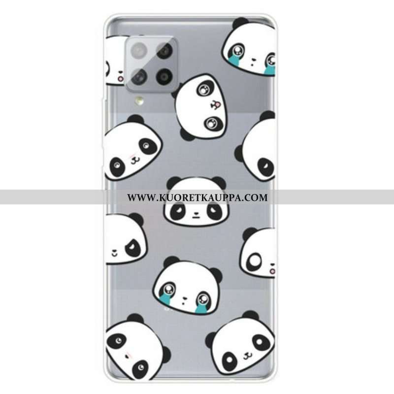 Kuori Samsung Galaxy A42 5G Saumaton Tunteellinen Panda