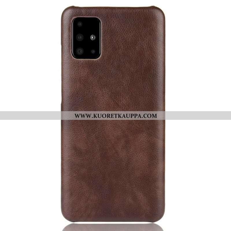 Kuori Samsung Galaxy A51 5G Litsi-nahkaefekti