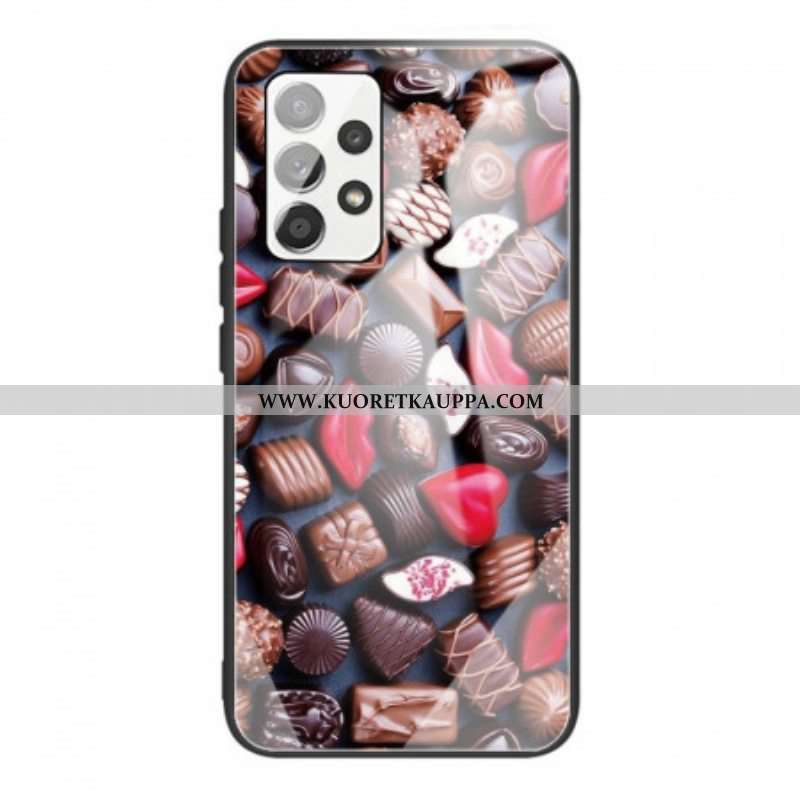 Kuori Samsung Galaxy A53 5G Karkaistu Lasi Suklaata