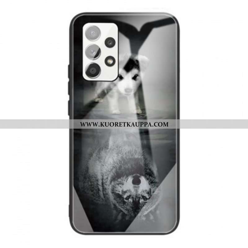 Kuori Samsung Galaxy A53 5G Puppy Dream Karkaistu Lasi