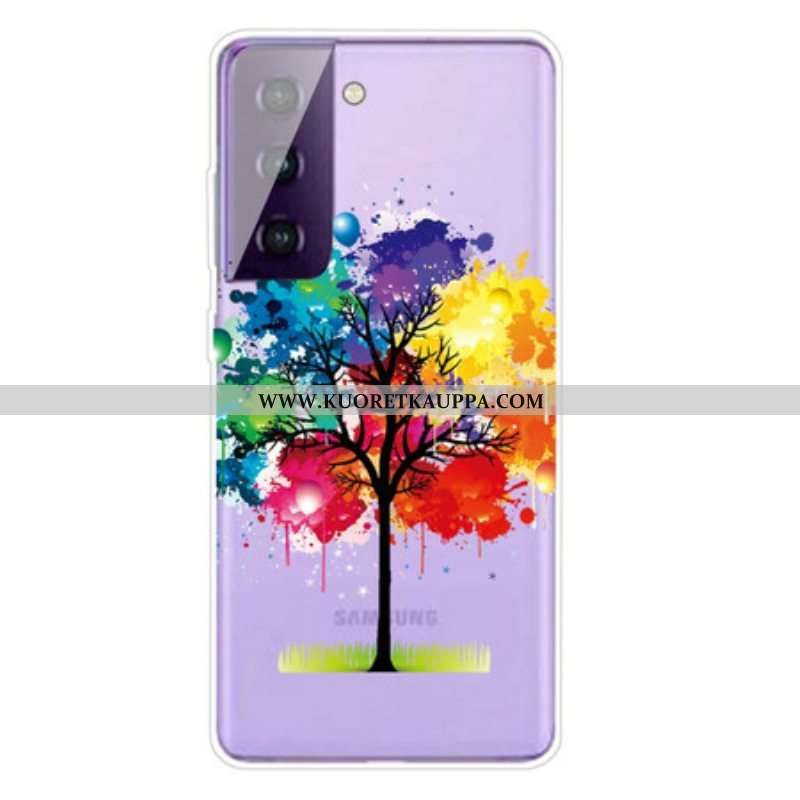 Kuori Samsung Galaxy S21 5G Akvarelli Puu