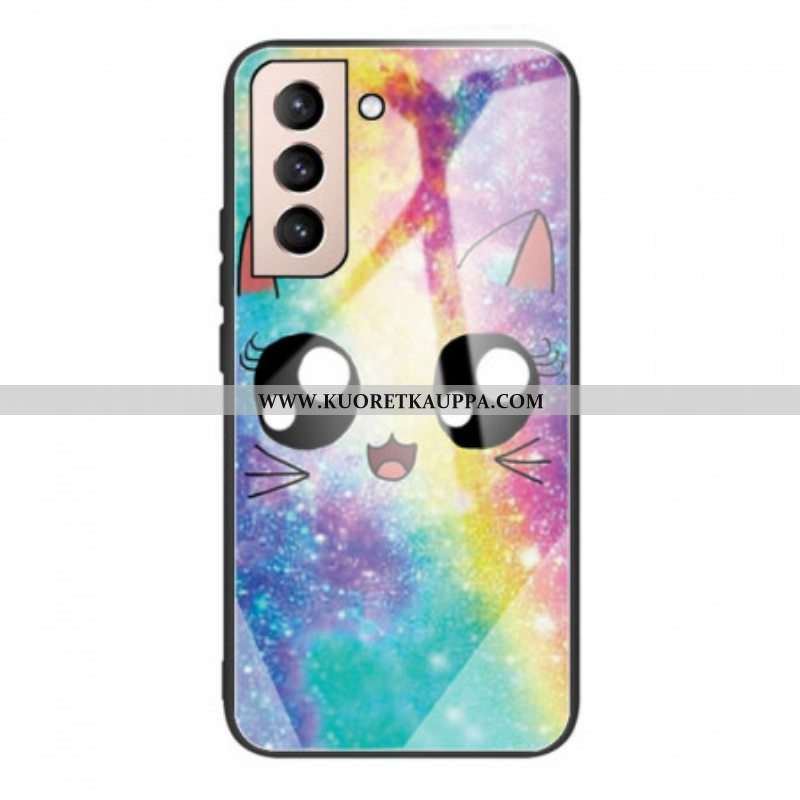 Kuori Samsung Galaxy S22 5G Karkaistu Lasi Cat