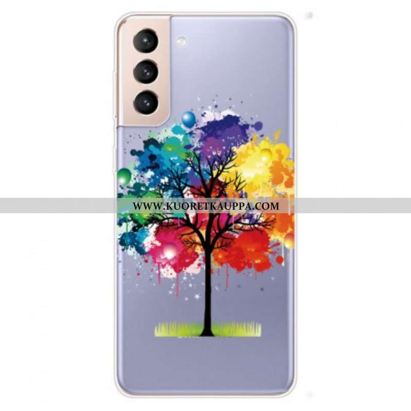 Kuori Samsung Galaxy S22 Plus 5G Saumaton Akvarellipuu