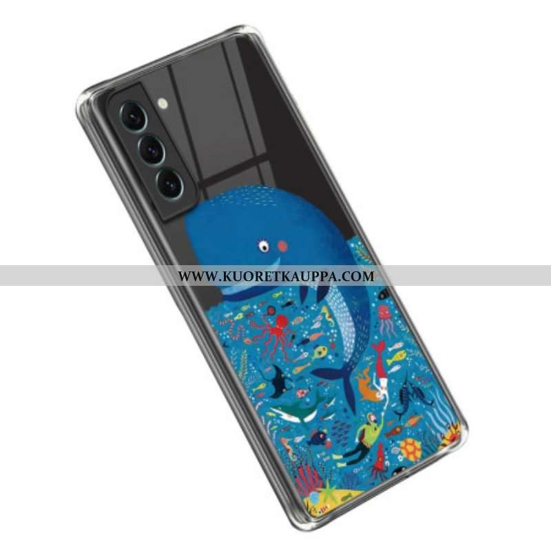 Kuori Samsung Galaxy S23 5G Läpinäkyvä Valas