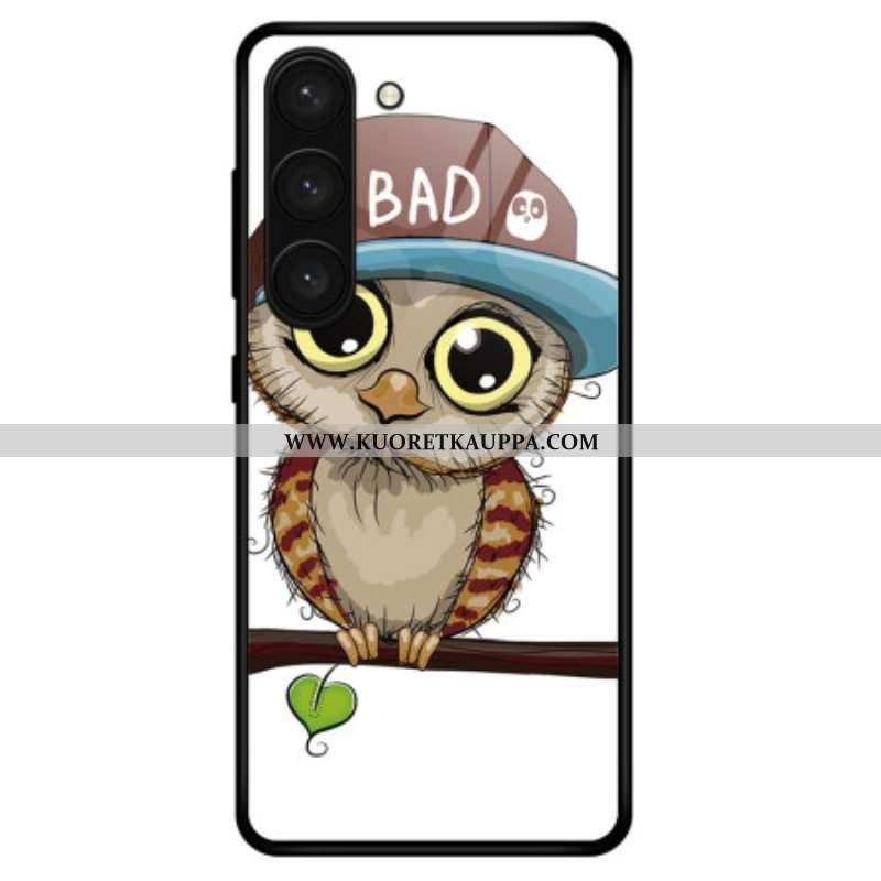 Kuori Samsung Galaxy S23 Plus 5G Bad Owl Karkaistu Lasi