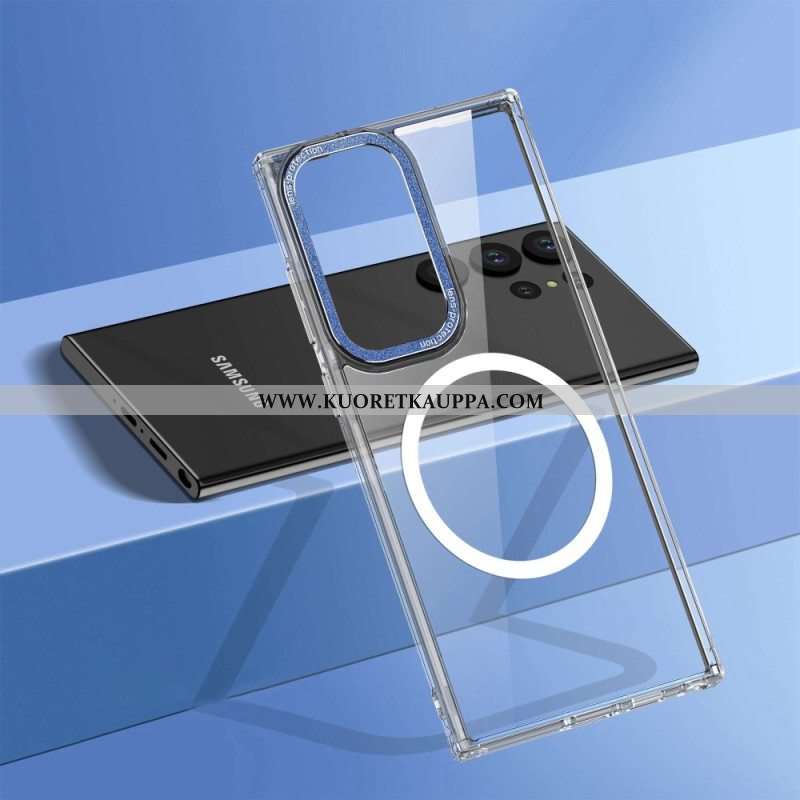Kuori Samsung Galaxy S23 Ultra 5G Läpinäkyvä Magsafe-yhteensopiva