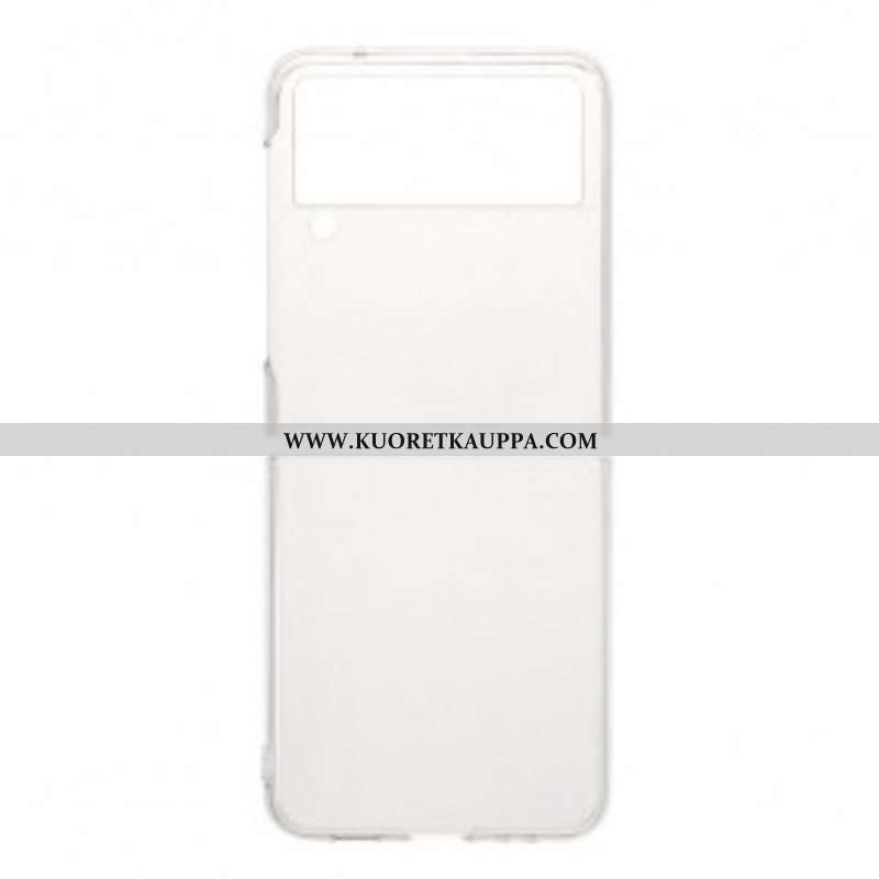 Kuori Samsung Galaxy Z Flip 3 5G Kotelot Flip Läpinäkyvä
