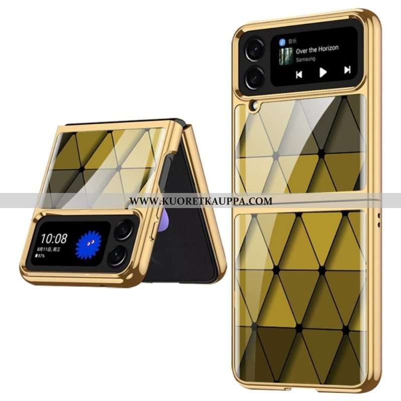 Kuori Samsung Galaxy Z Flip 4 Kotelot Flip Gkk Harlequin Karkaistu Lasi