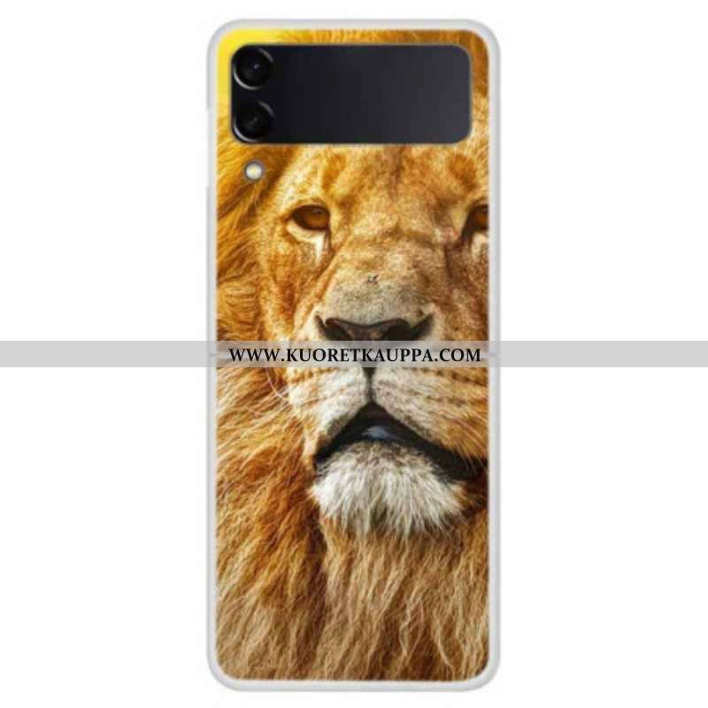 Kuori Samsung Galaxy Z Flip 4 Kotelot Flip Leijona