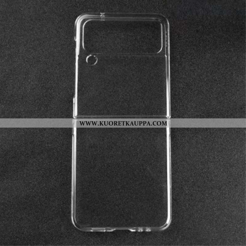 Kuori Samsung Galaxy Z Flip 4 Kotelot Flip Läpinäkyvää Muovia
