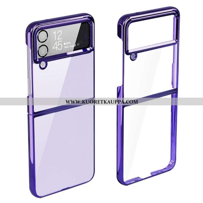 Kuori Samsung Galaxy Z Flip 4 Kotelot Flip Metallistyyliset Reunat