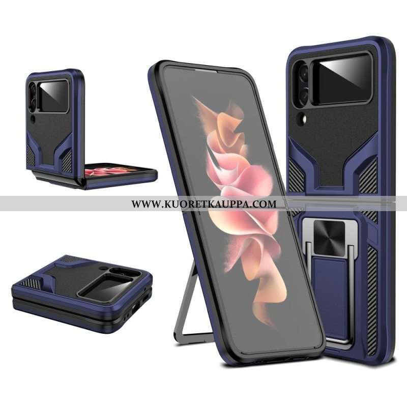 Kuori Samsung Galaxy Z Flip 4 Kotelot Flip Renkaan Tuki