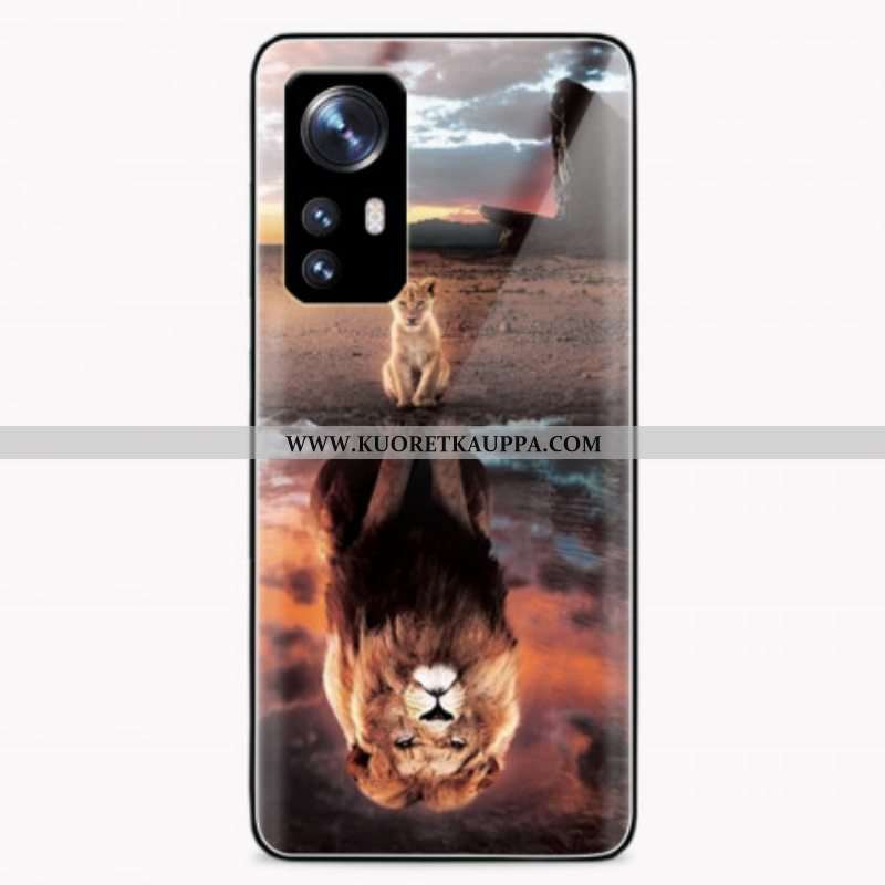 Kuori Xiaomi 12 / 12X Lion Cub's Dream Karkaistu Lasi