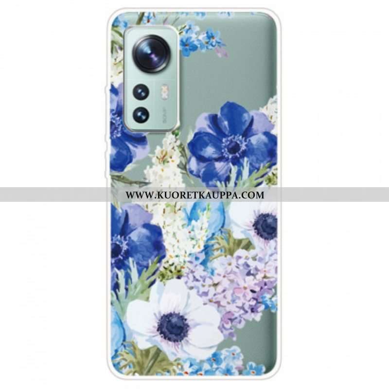 Kuori Xiaomi 12 / 12X Lumotut Kukat