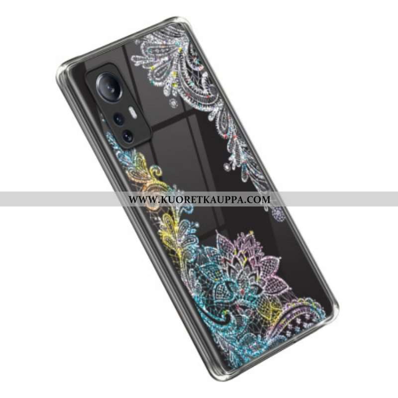 Kuori Xiaomi 12 Lite Kellastumista Estävä Pitsi