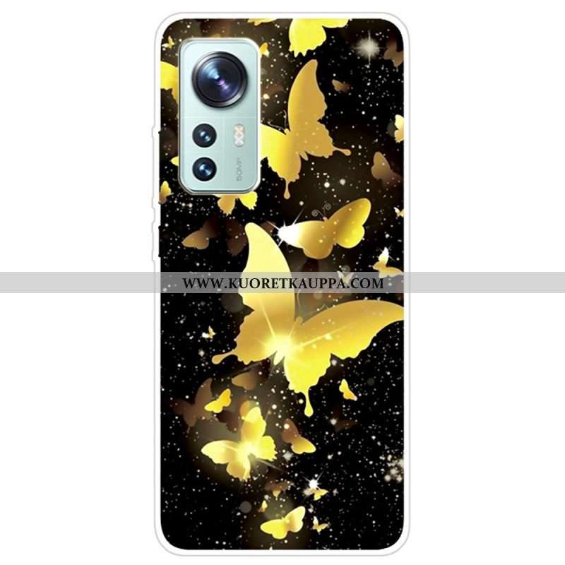 Kuori Xiaomi 12 Pro Silikoniperhoset