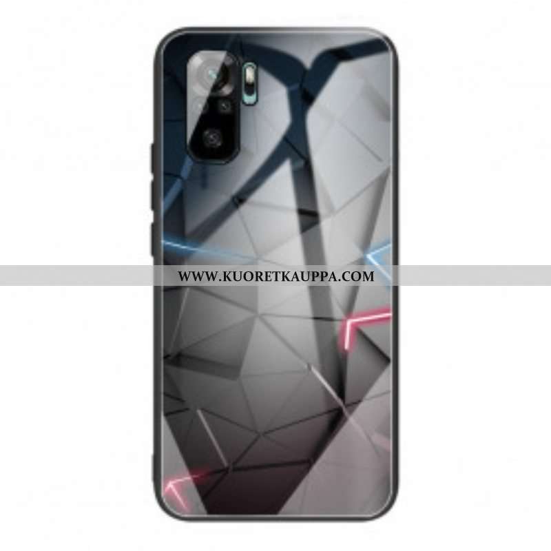 Kuori Xiaomi Redmi Note 10 / 10S Karkaistu Lasi Geometria