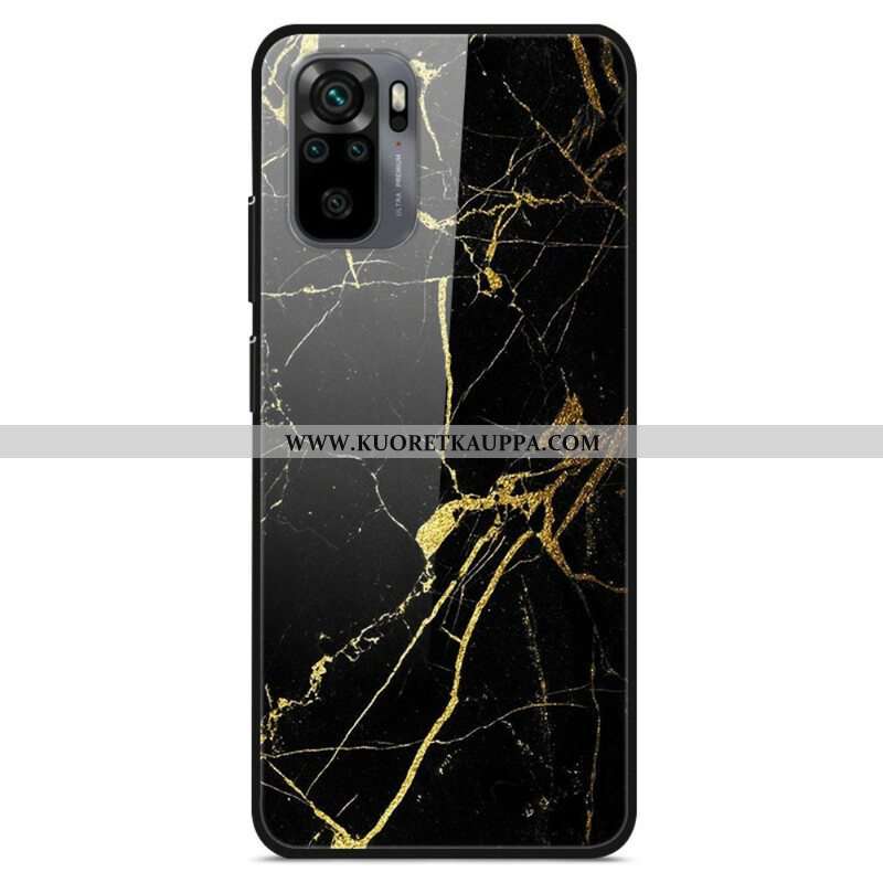 Kuori Xiaomi Redmi Note 10 / 10S Supreme Marble Karkaistu Lasi