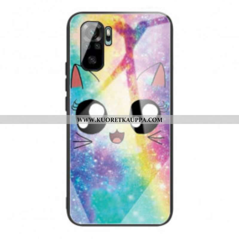 Kuori Xiaomi Redmi Note 10 / 10S Tempered Glass Cat