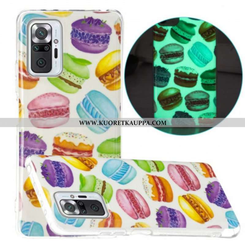 Kuori Xiaomi Redmi Note 10 Pro Fluoresoivat Makaroonit