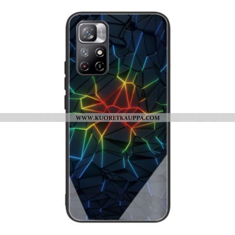 Kuori Xiaomi Redmi Note 11 Pro Plus 5G Geometria Karkaistu Lasi