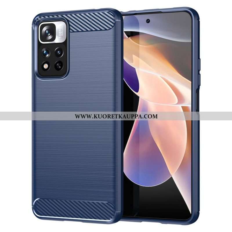 Kuori Xiaomi Redmi Note 11 Pro Plus 5G Harjattua Hiilikuitua