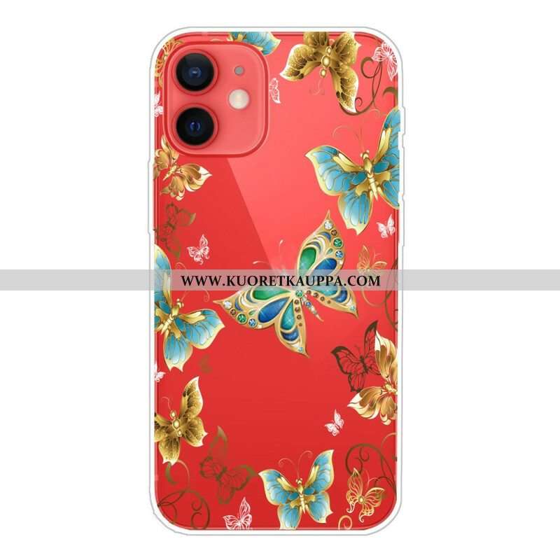 Kuori iPhone 13 Mini Perhosia