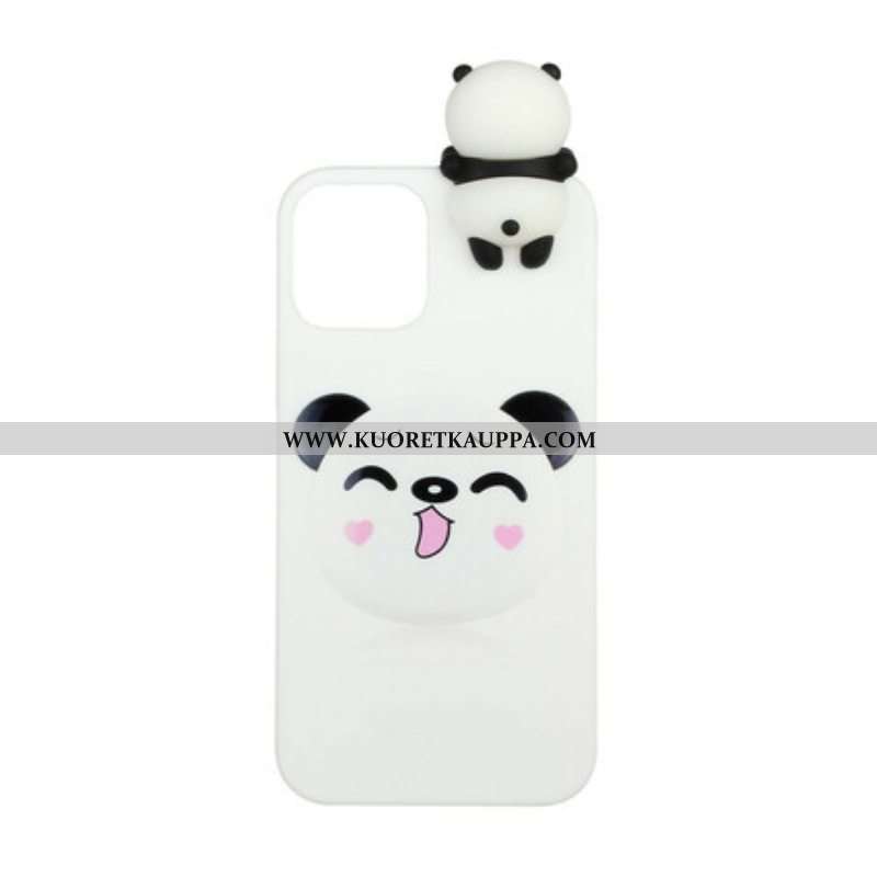 Kuori iPhone 13 Mini Siisti Panda 3d