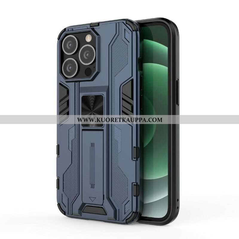 Kuori iPhone 13 Pro Max Kestävä Vaaka/pysty Kieli