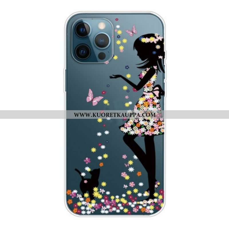 Kuori iPhone 13 Pro Max Kukkatyttö