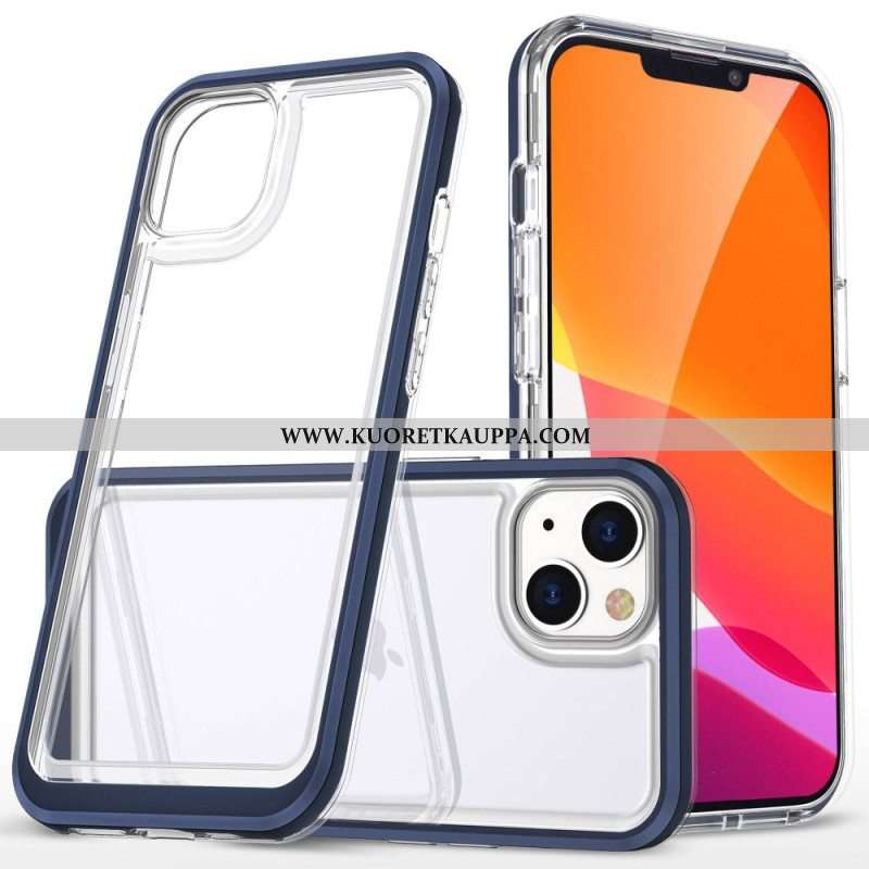 Kuori iPhone 14 Kristallinväriset Reunat