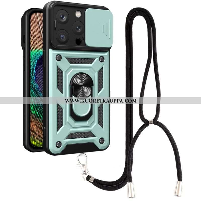 Kuori iPhone 14 Pro Kiristysnyörillä Johto Rengastuella