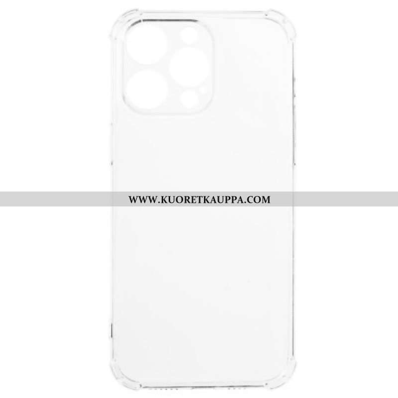 Kuori iPhone 15 Pro Max Läpinäkyvä