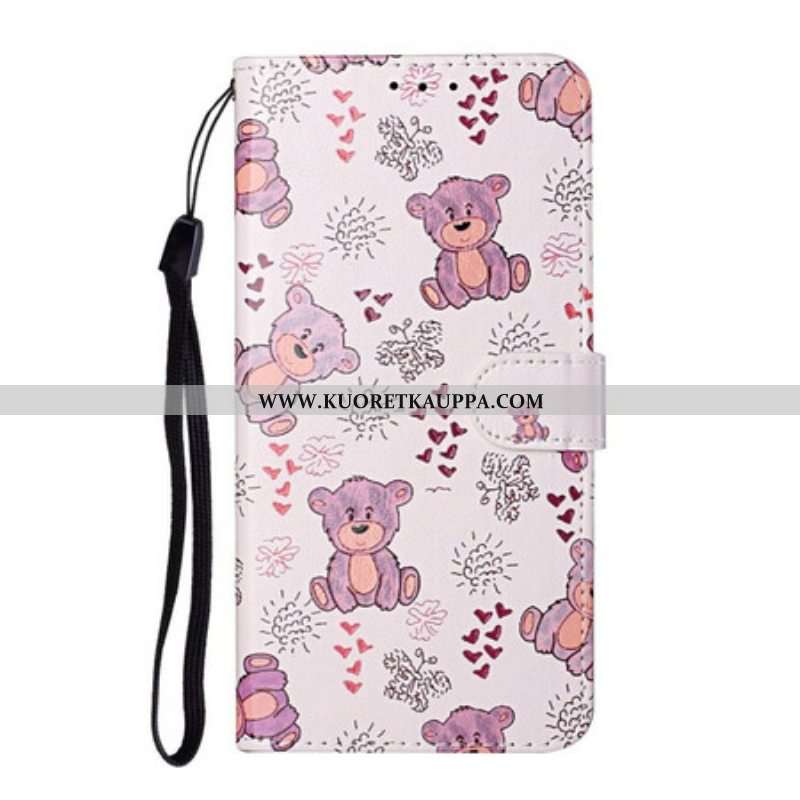 Nahkakotelo Samsung Galaxy S21 5G Vain Karhuja