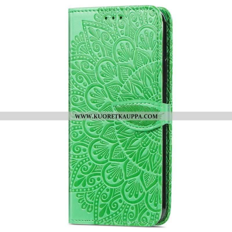 Nahkakotelo Samsung Galaxy S22 Ultra 5G Heimojen Lehdet