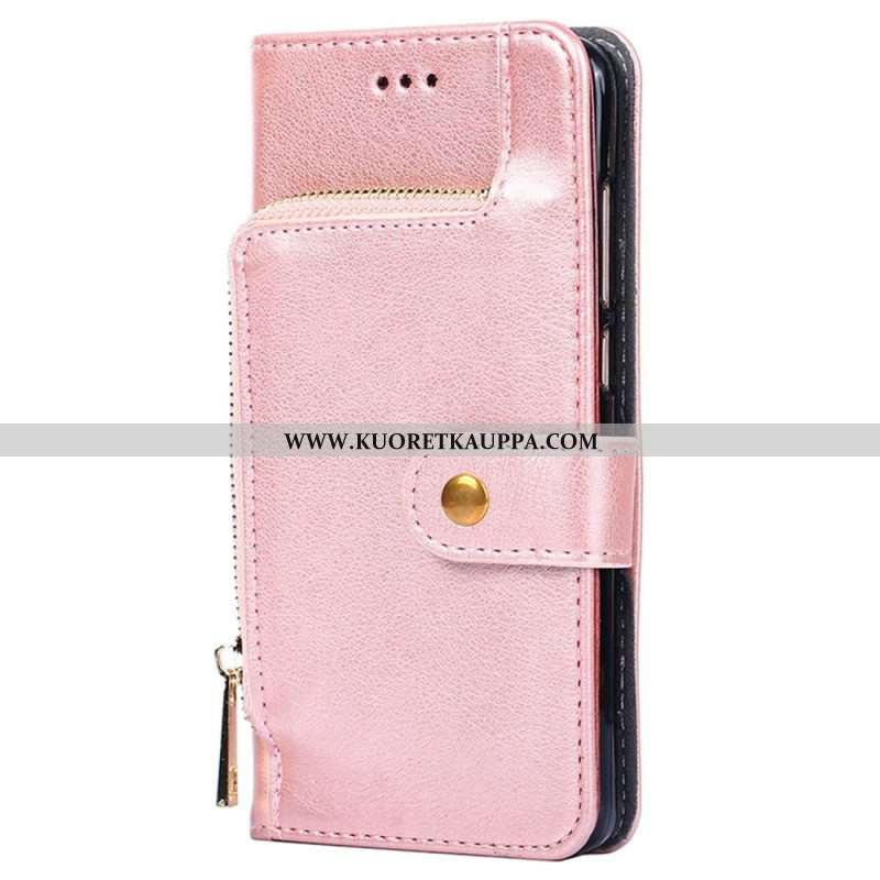 Nahkakotelo Sony Xperia 5 IV Vetoketjullinen Kolikkopussi