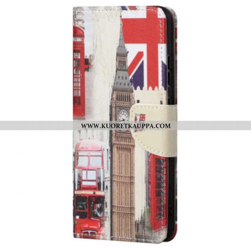 Nahkakotelo Xiaomi Redmi Note 11 / 11S Lontoon Elämä