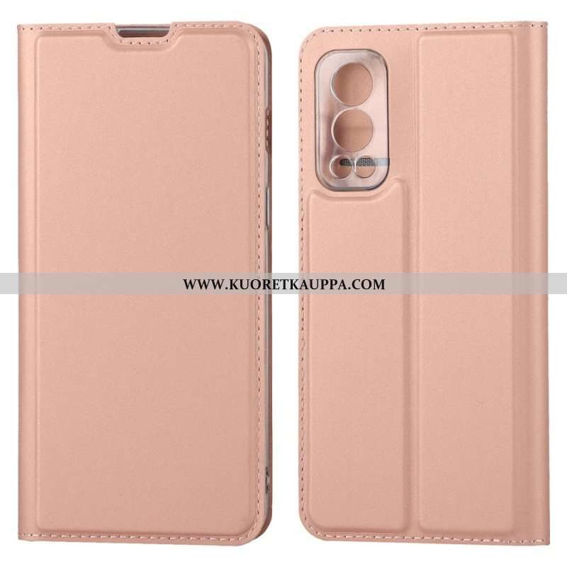 Puhelinkuoret OnePlus Nord 2 5G Kotelot Flip Magneettinen Lukko