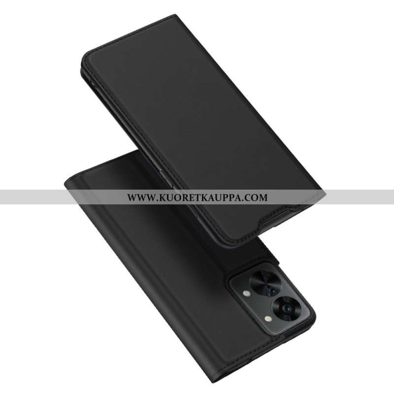 Puhelinkuoret OnePlus Nord 2T 5G Kotelot Flip Skin Pro Dux Ducis